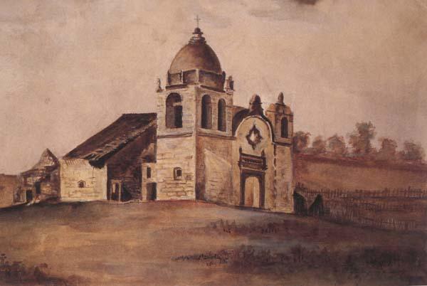 Percy Gray The Carmel Mission (mk42) oil painting image
